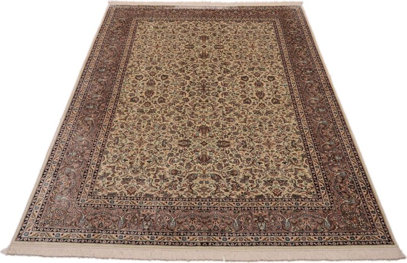 Kashmir Oriental Rug 179 × 276 cm, Silk, hand-knotted, fine — view 2