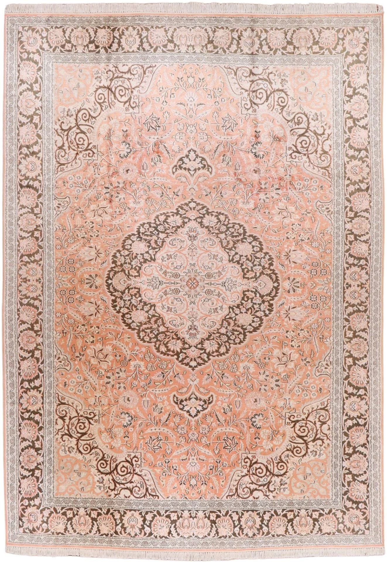 Kashmir Oriental Rug 214 × 312 cm, Wool, hand-knotted