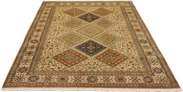 Kashmir Oriental Rug 218 × 319 cm, Silk, hand-knotted — view 2