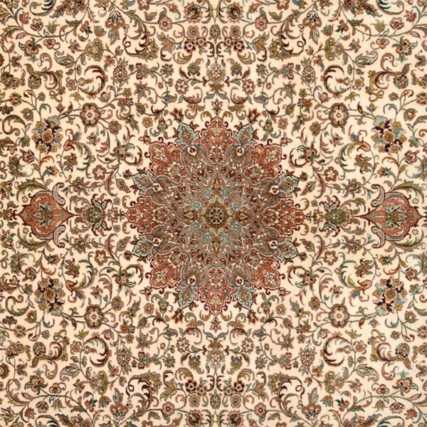 Kashmir Oriental Rug 240 × 331 cm, Silk, hand-knotted — view 4