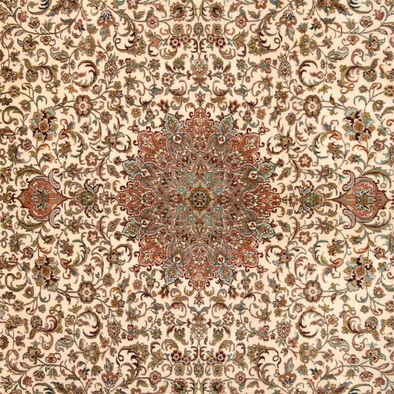 Kashmir Oriental Rug 240 × 331 cm, Silk, hand-knotted — view 4