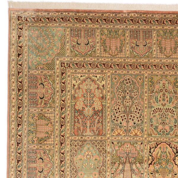 Kashmir Oriental Rug 243 × 320 cm, Silk, hand-knotted — view 5