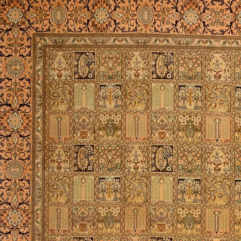 Kashmir Oriental Rug 243 × 333 cm, Silk, hand-knotted — view 4
