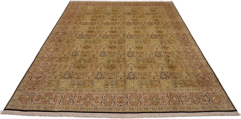 Kashmir Oriental Rug 246 × 343 cm, Silk, hand-knotted — view 2