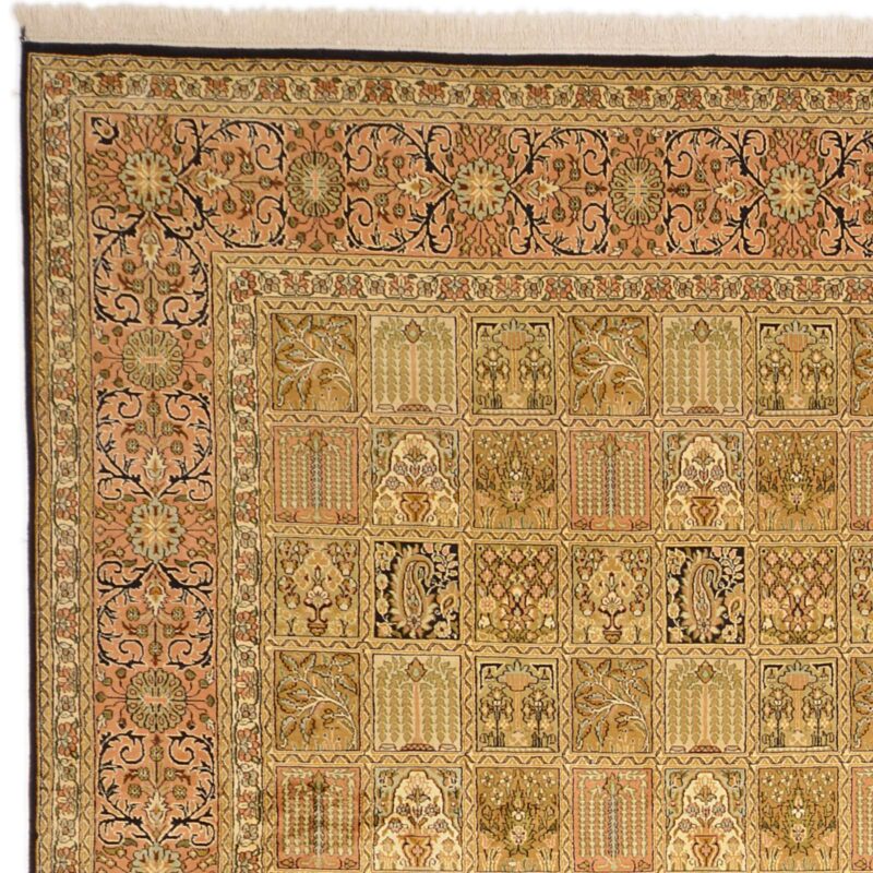 Kashmir Oriental Rug 246 × 343 cm, Silk, hand-knotted — view 5