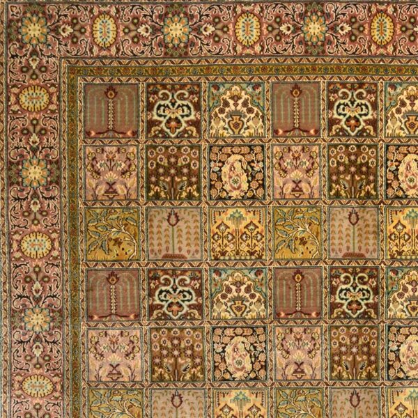 Kashmir Oriental Rug 249 × 336 cm, Silk, hand-knotted — view 4