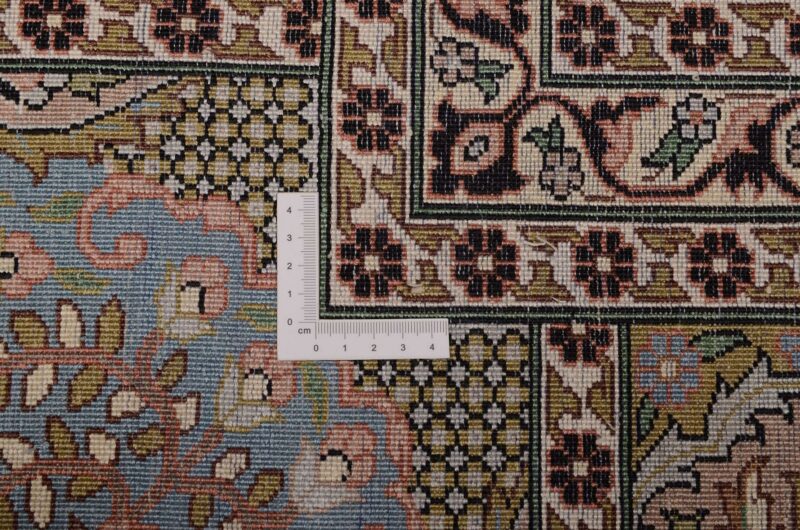 Kashmir Oriental Rug 282 × 354 cm, Silk, hand-knotted — view 3