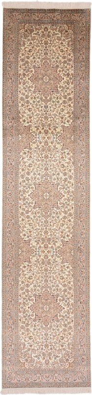 Kashmir Oriental Rug 77 × 325 cm, Silk, hand-knotted