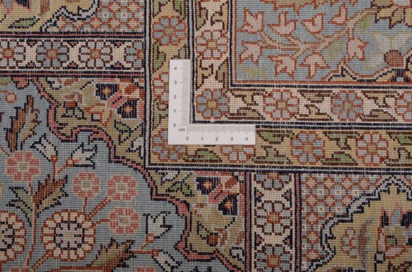 Kashmir Oriental Rug 94 × 298 cm, Silk, hand-knotted — view 3