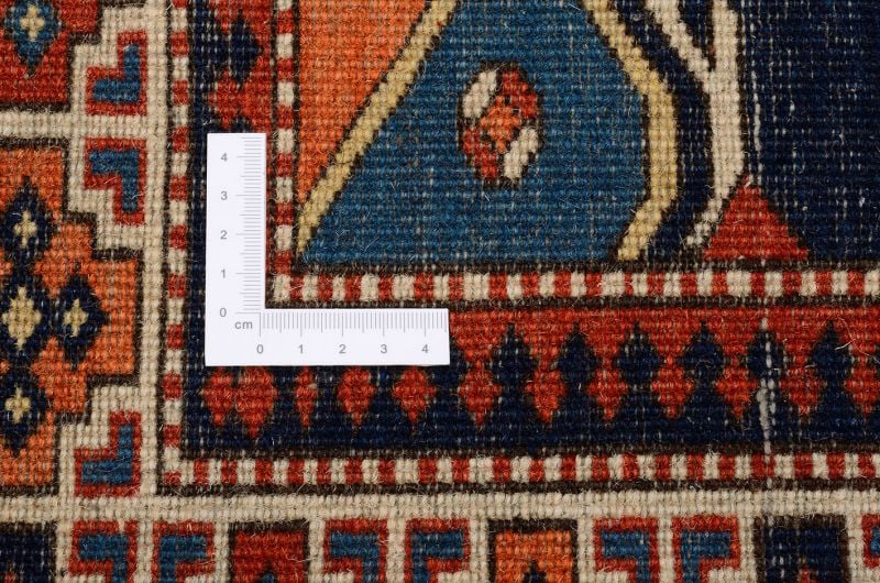 Moltai Oriental Rug 154 × 183 cm, Wool, hand-knotted, 50 years old — view 3 Moltai Oriental Rug 154 × 183 cm, Wool, hand-knotted, 50 years old — view 3