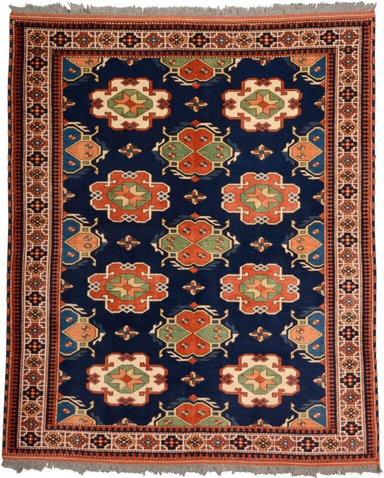 Moltai Oriental Rug 154 × 183 cm, Wool, hand-knotted, 50 years old