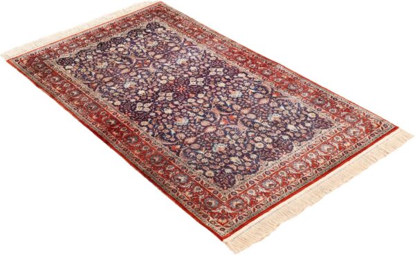 Peking Oriental Rug 105 × 146 cm, Silk, hand-knotted — view 4
