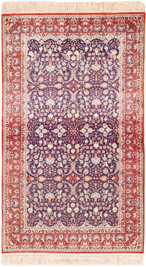 Peking Oriental Rug 105 × 146 cm, Silk, hand-knotted
