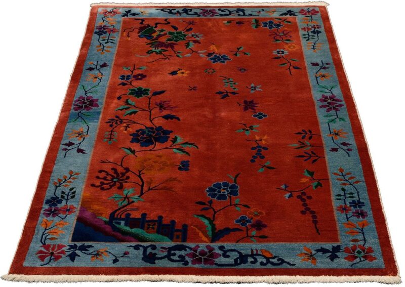 Peking Oriental Rug 125 × 207 cm, Wool, hand-knotted, antique — view 2 Peking Oriental Rug 125 × 207 cm, Wool, hand-knotted, antique — view 2