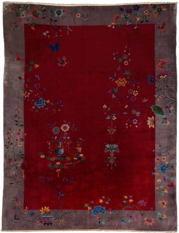 Peking Oriental Rug 270 × 348 cm, Wool, hand-knotted, antique