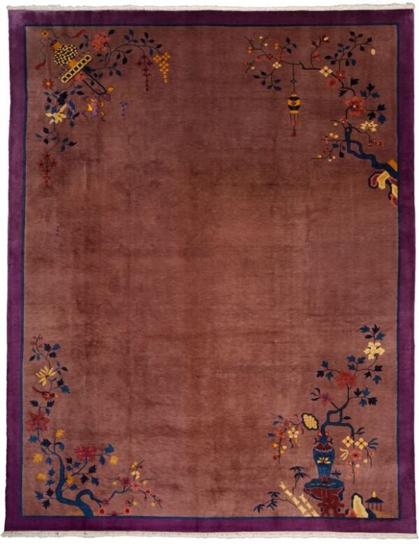 Peking Oriental Rug 271 × 343 cm, Wool, hand-knotted, antique Peking Oriental Rug 271 × 343 cm, Wool, hand-knotted, antique