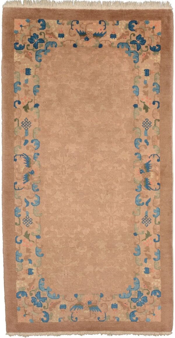 Peking Oriental Rug 92 × 180 cm, Wool, hand-knotted, antique