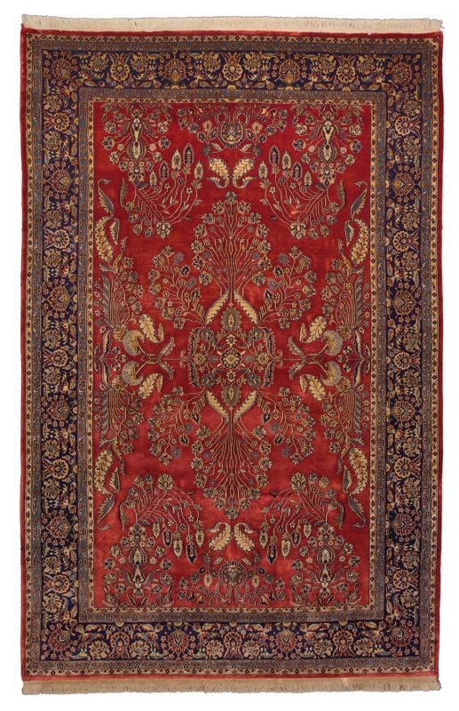 Sarouk Oriental Rug 203 × 307 cm, Wool, hand-knotted