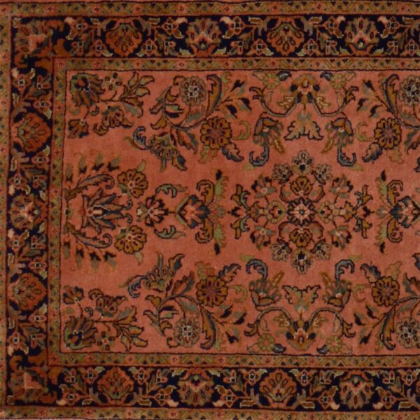 Sarouk Oriental Rug 92 × 290 cm, Wool, hand-knotted, vintage — view 4