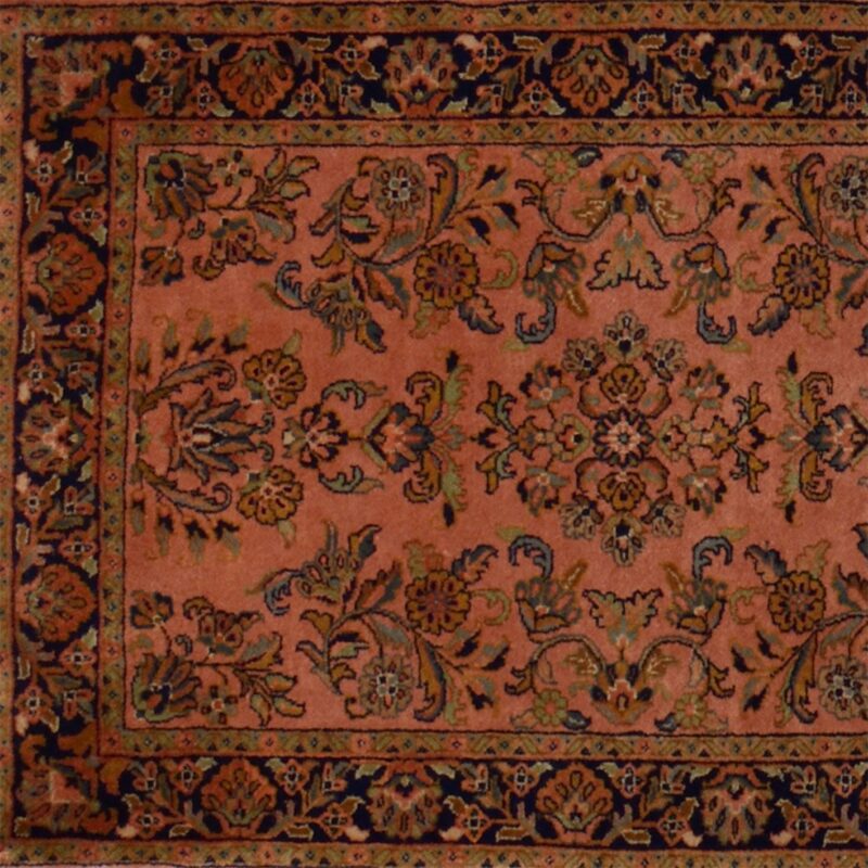 Sarouk Oriental Rug 92 × 290 cm, Wool, hand-knotted, vintage — view 4