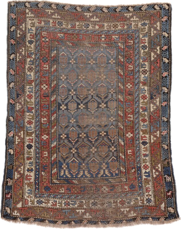 Shiraz Oriental Rug 117 × 157 cm, Wool, hand-knotted, antique