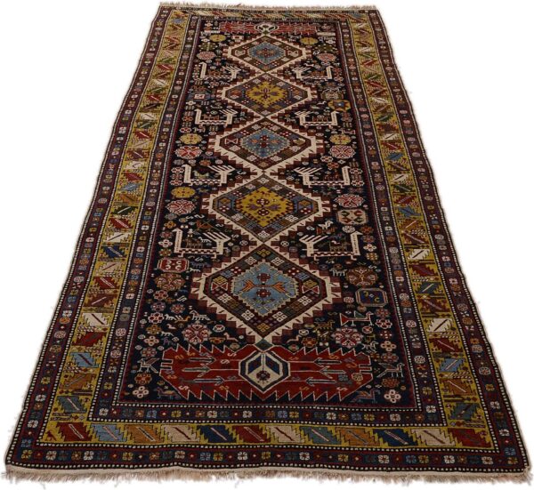 Shiraz Oriental Rug 135 × 300 cm, Wool, hand-knotted, antique — view 2