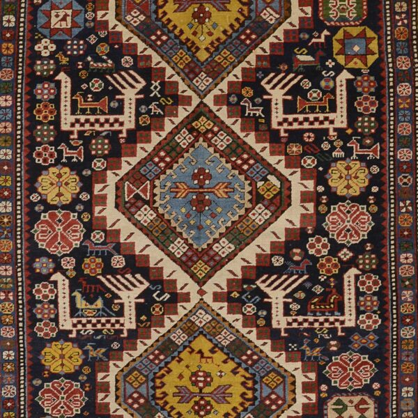 Shiraz Oriental Rug 135 × 300 cm, Wool, hand-knotted, antique — view 4