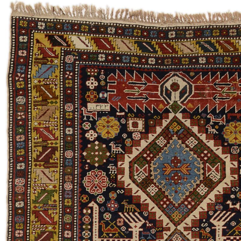 Shiraz Oriental Rug 135 × 300 cm, Wool, hand-knotted, antique — view 5