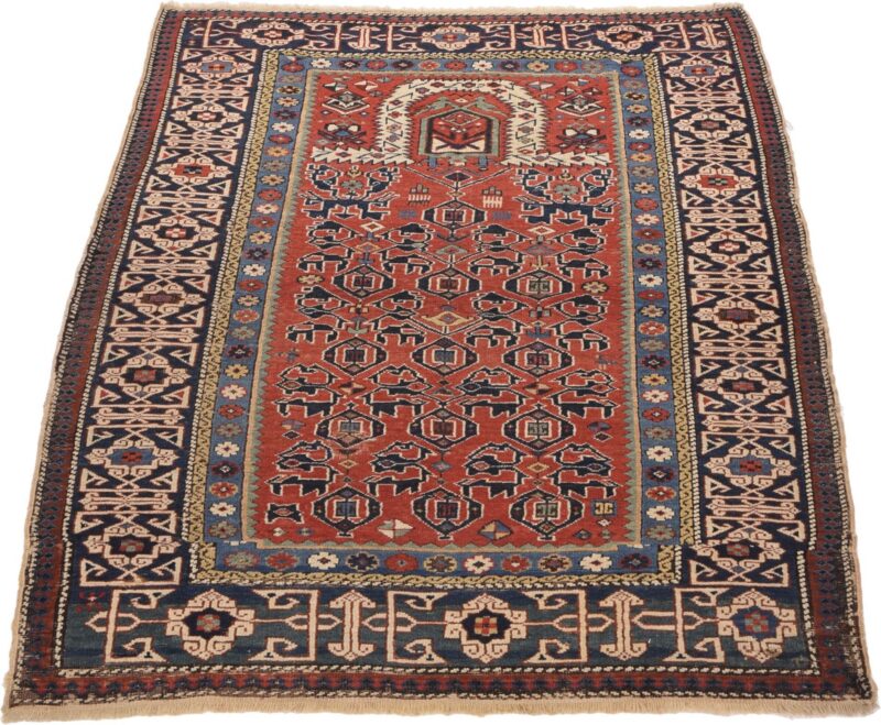 Shiraz Oriental Rug 90 × 150 cm, Wool, hand-knotted, antique — view 2