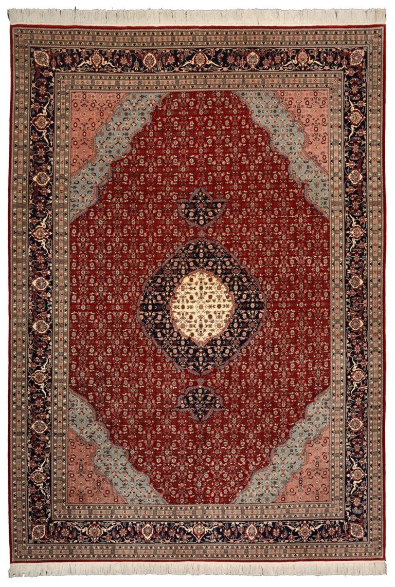 Tabriz Oriental Rug 254 × 355 cm, Wool, hand-knotted, fine