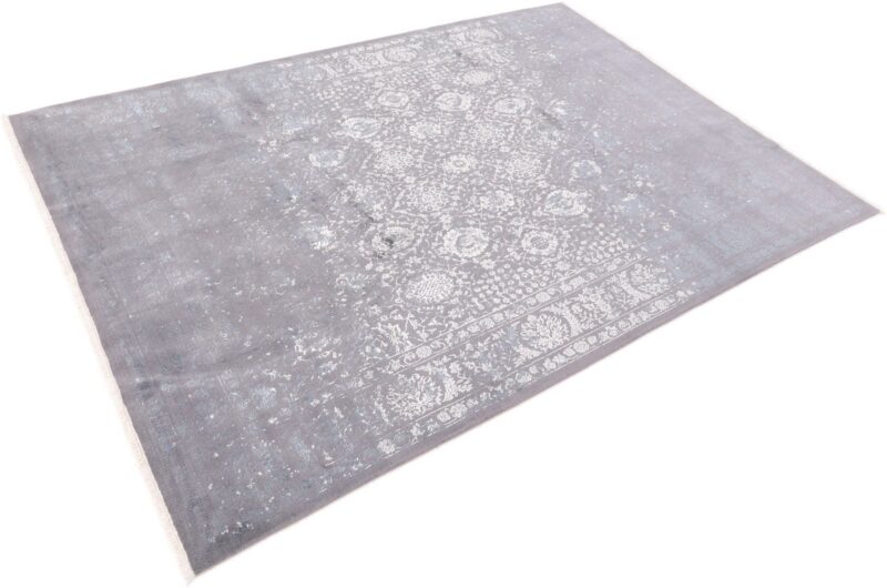 Asman Persian Rug 206 × 300 cm, Wool and Silk, hand-knotted — view 5 Asman Persian Rug 206 × 300 cm, Wool and Silk, hand-knotted — view 5