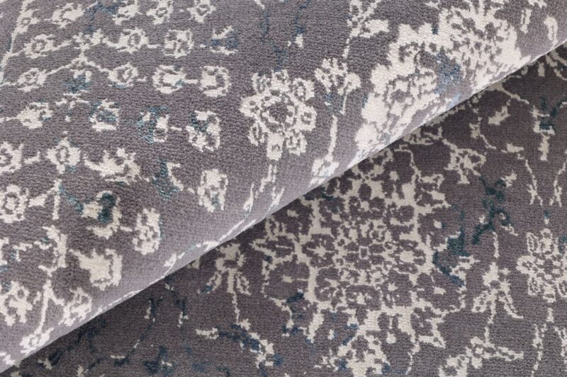 Asman Persian Rug 206 × 300 cm, Wool and Silk, hand-knotted — view 8 Asman Persian Rug 206 × 300 cm, Wool and Silk, hand-knotted — view 8