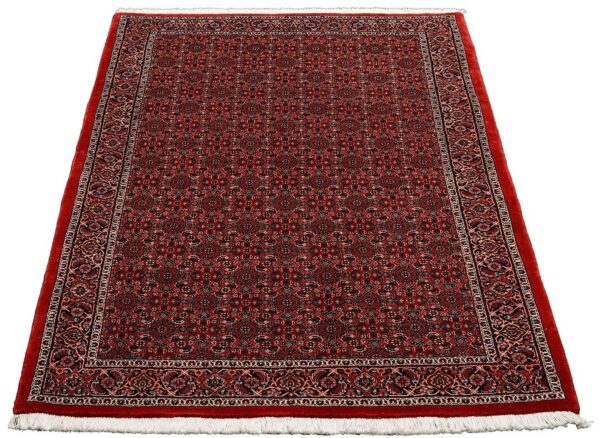 Bijar Persian Rug 114 × 186 cm, Wool and Silk, hand-knotted — view 2 Bijar Persian Rug 114 × 186 cm, Wool and Silk, hand-knotted — view 2