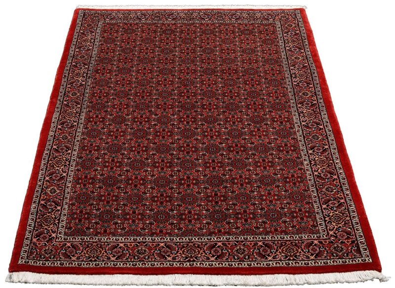 Bijar Persian Rug 114 × 186 cm, Wool and Silk, hand-knotted — view 2 Bijar Persian Rug 114 × 186 cm, Wool and Silk, hand-knotted — view 2