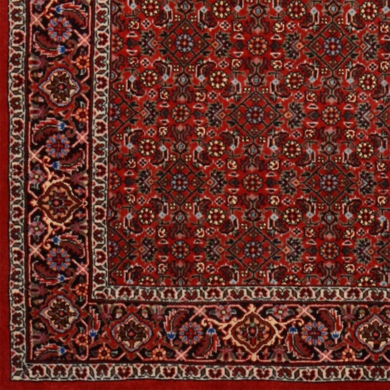 Bijar Persian Rug 114 × 186 cm, Wool and Silk, hand-knotted — view 4 Bijar Persian Rug 114 × 186 cm, Wool and Silk, hand-knotted — view 4