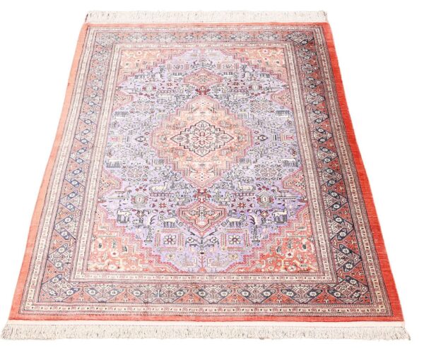 Qom Persian Rug 100 × 154 cm, Silk, hand-knotted — view 2