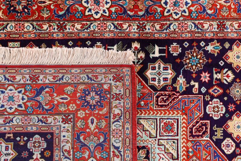Qom Persian Rug 104 × 155 cm, Silk, hand-knotted, exclusive — view 7
