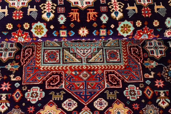 Qom Persian Rug 104 × 155 cm, Silk, hand-knotted, exclusive — view 8