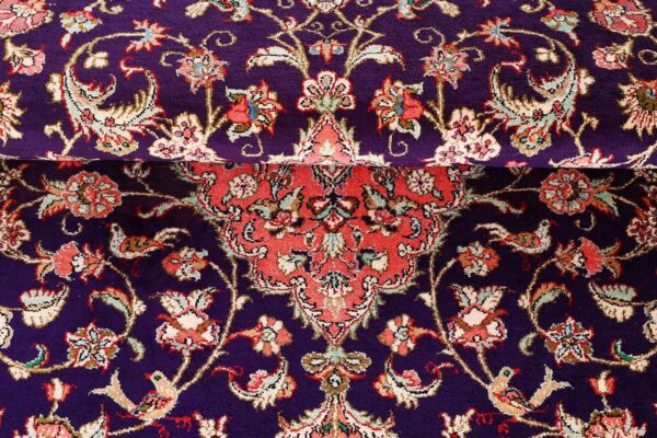 Qom Persian Rug 105 × 160 cm, Silk, hand-knotted, exclusive — view 8 Qom Persian Rug 105 × 160 cm, Silk, hand-knotted, exclusive — view 8