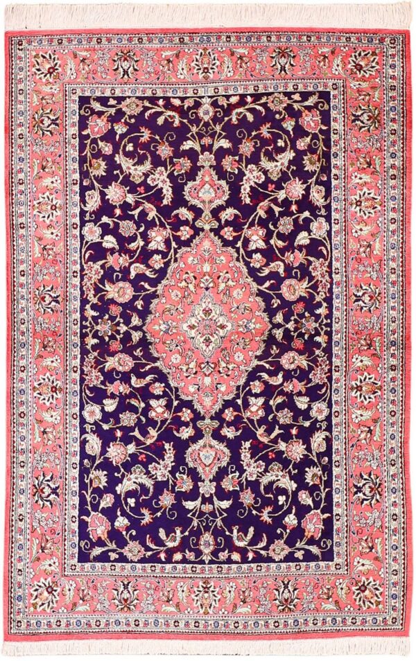 Qom Persian Rug 105 × 160 cm, Silk, hand-knotted, exclusive Qom Persian Rug 105 × 160 cm, Silk, hand-knotted, exclusive