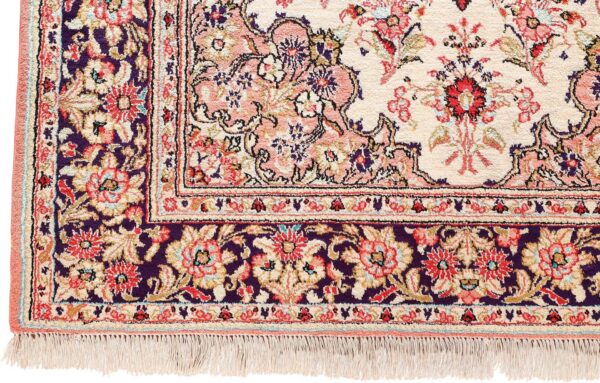 Qom Persian Rug 109 × 149 cm, Silk, hand-knotted, exclusive — view 5