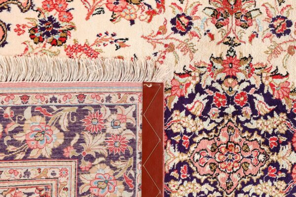 Qom Persian Rug 109 × 149 cm, Silk, hand-knotted, exclusive — view 7