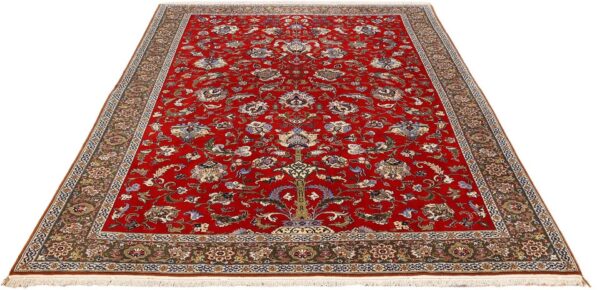 Qom Persian Rug 218 × 318 cm, Wool and Silk, hand-knotted — view 2
