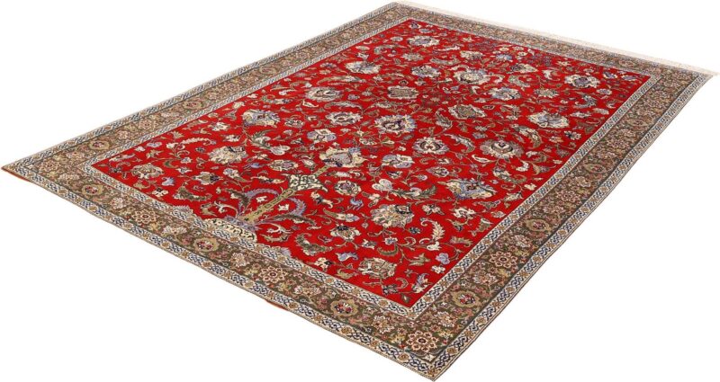 Qom Persian Rug 218 × 318 cm, Wool and Silk, hand-knotted — view 3