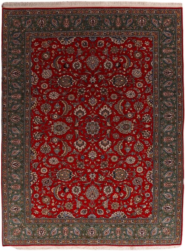 Qom Persian Rug 246 × 325 cm, Wool and Silk, hand-knotted Qom Persian Rug 246 × 325 cm, Wool and Silk, hand-knotted