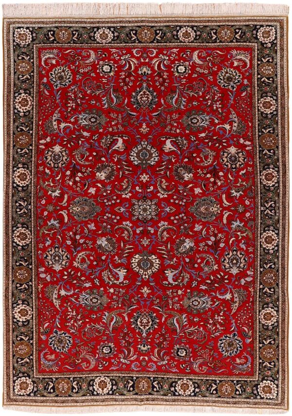 Qom Persian Rug 251 × 340 cm, Wool and Silk, hand-knotted Qom Persian Rug 251 × 340 cm, Wool and Silk, hand-knotted