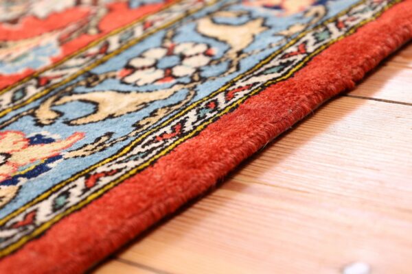 Qom Persian Rug 345 × 447 cm, Wool and Silk, hand-knotted — view 6 Qom Persian Rug 345 × 447 cm, Wool and Silk, hand-knotted — view 6