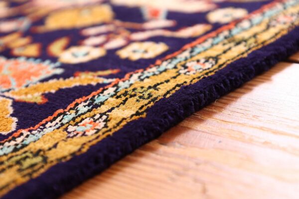Qom Persian Rug 56 × 82 cm, Silk, hand-knotted, exclusive — view 6 Qom Persian Rug 56 × 82 cm, Silk, hand-knotted, exclusive — view 6