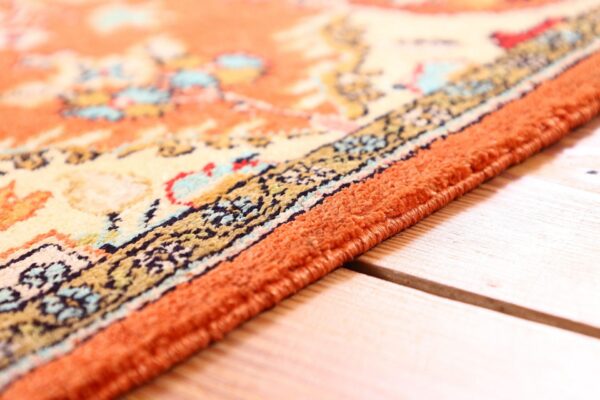 Qom Persian Rug 58 × 75 cm, Silk, hand-knotted, exclusive — view 6