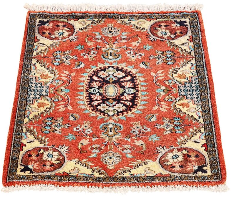 Qom Persian Rug 58 × 75 cm, Silk, hand-knotted, exclusive — view 2